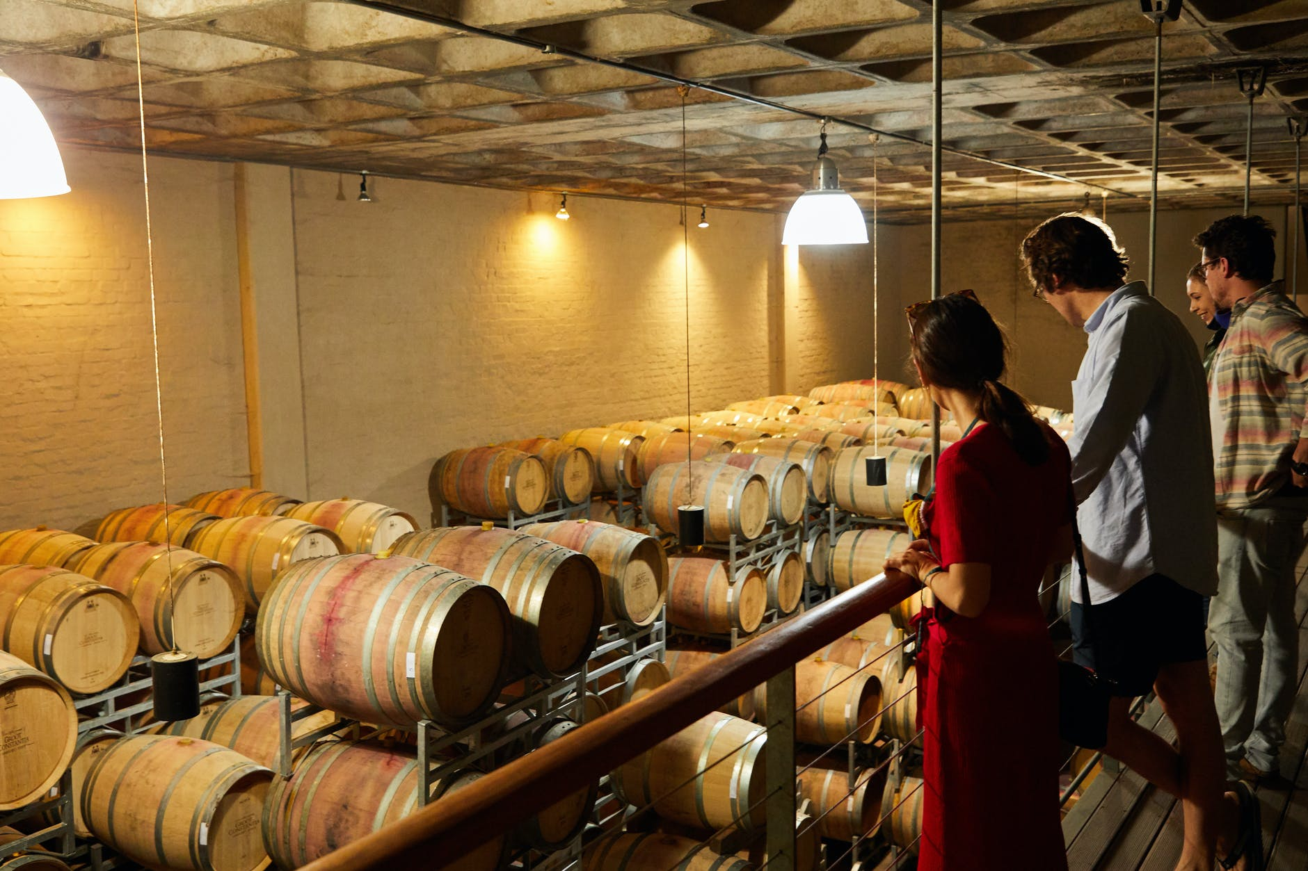 Tasting wine straight from the barrel