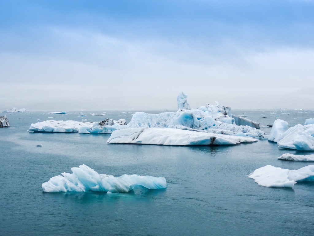 melting Ice glaciers