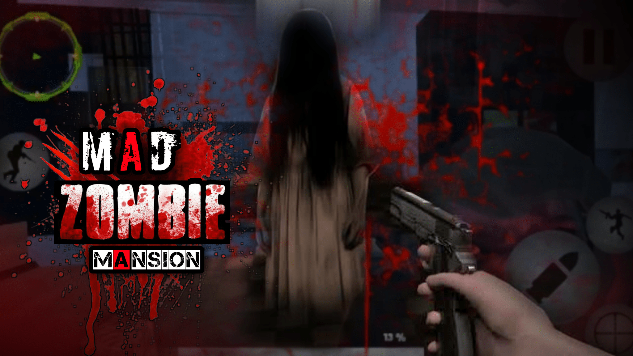 Mad Zombie Mansion Game App